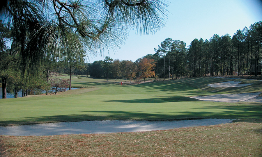 Foxfire has enjoyed a great heritage as one of the premier golf destinations in the Sandhills. Both the Grey and Red courses rely on the natural contours of the land to challenge its players with tree-lined fairways, strategically placed bunkers, and generous bentgrass greens.